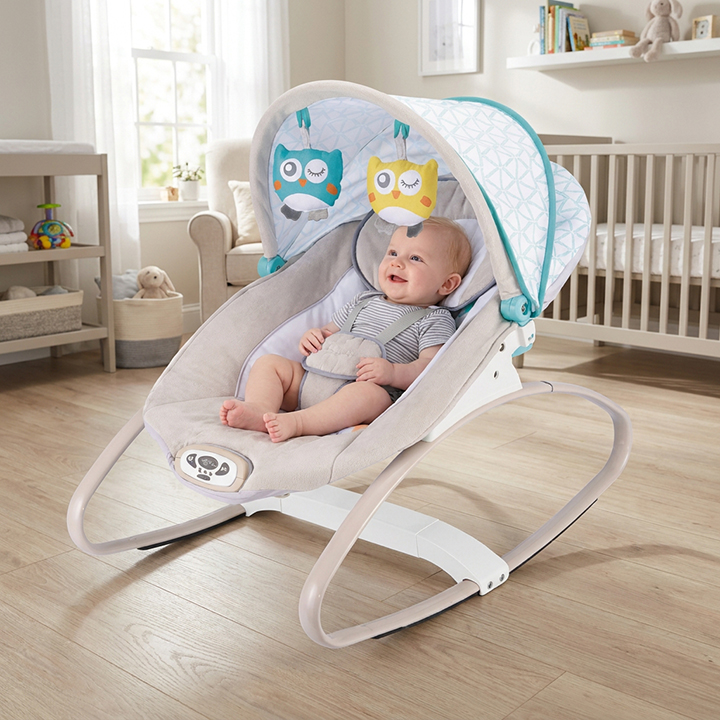 DreamNest™ Cozy Baby Rocker - 图片 2