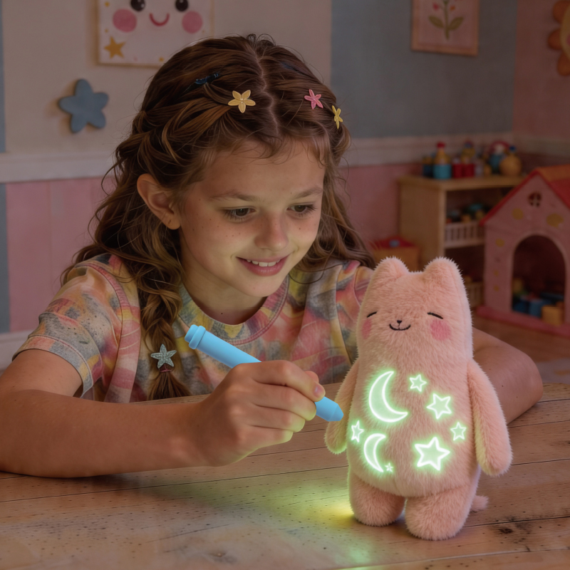 PeachyPals™ Cozy Cat Plush - 图片 2