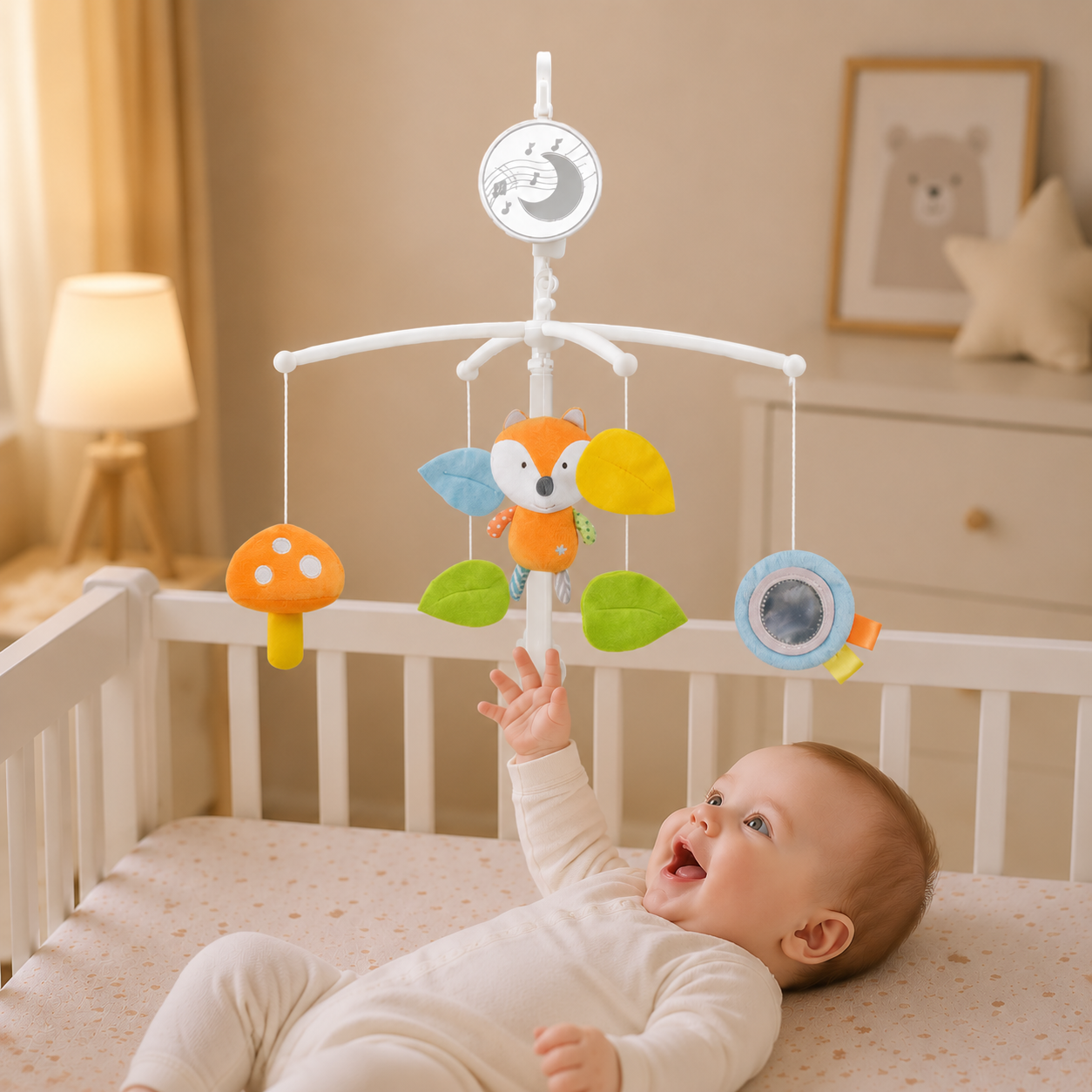 ForestFox™ Musical Crib Mobile - 图片 4