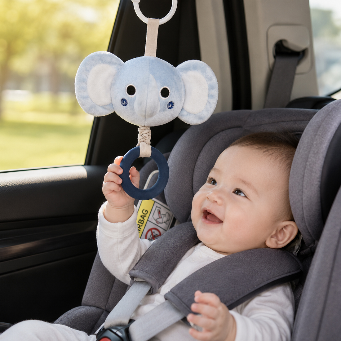 BlueMilo™ Elephant Teether Plush - 图片 3