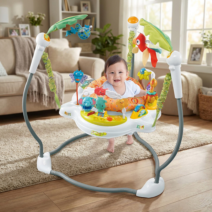 JungleBounce™ 360° Baby Activity Jumper – Explorer Edition - 图片 4