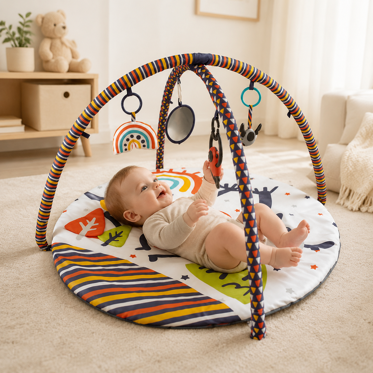 Rainbow Safari™ Baby Activity Gym - 图片 4