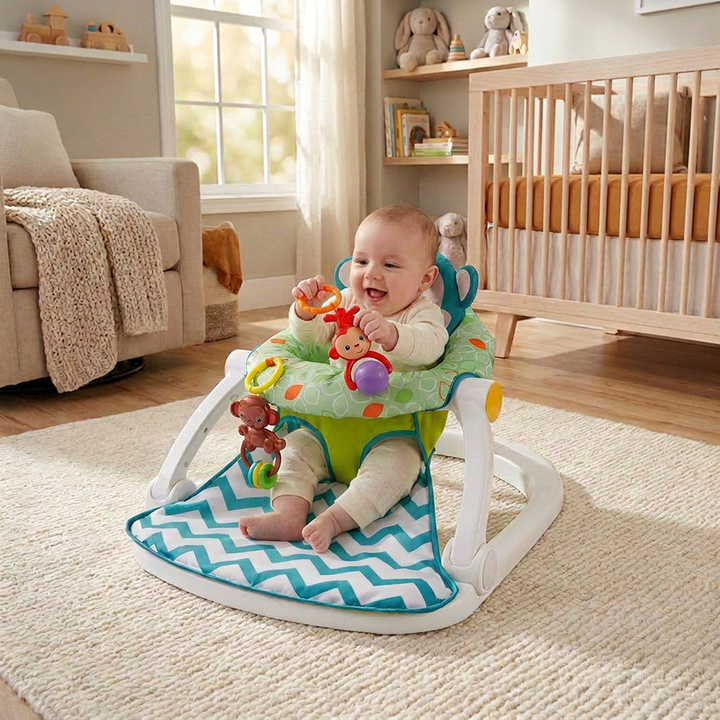 MonkeyNest™ Cozy Baby Floor Seat - 图片 4
