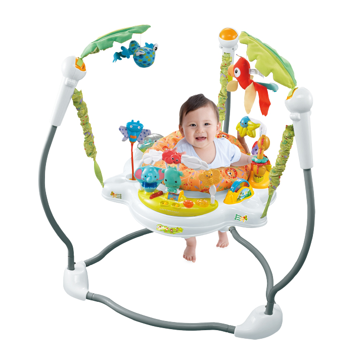 JungleBounce™ 360° Baby Activity Jumper – Explorer Edition