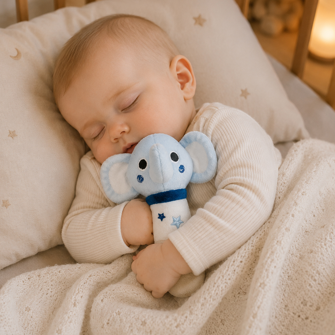 BlueMilo™ Elephant Rattle Plush - 图片 4
